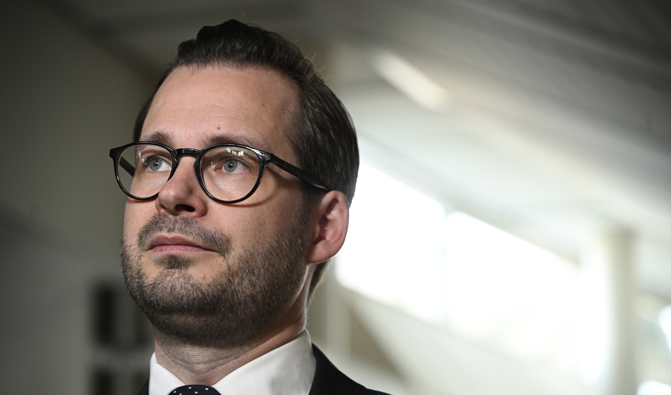 Sverigedemokraternas partisekreterare Mattias Bäckström Johansson (SD). Arkivbild. Foto: Anders Wiklund/TT