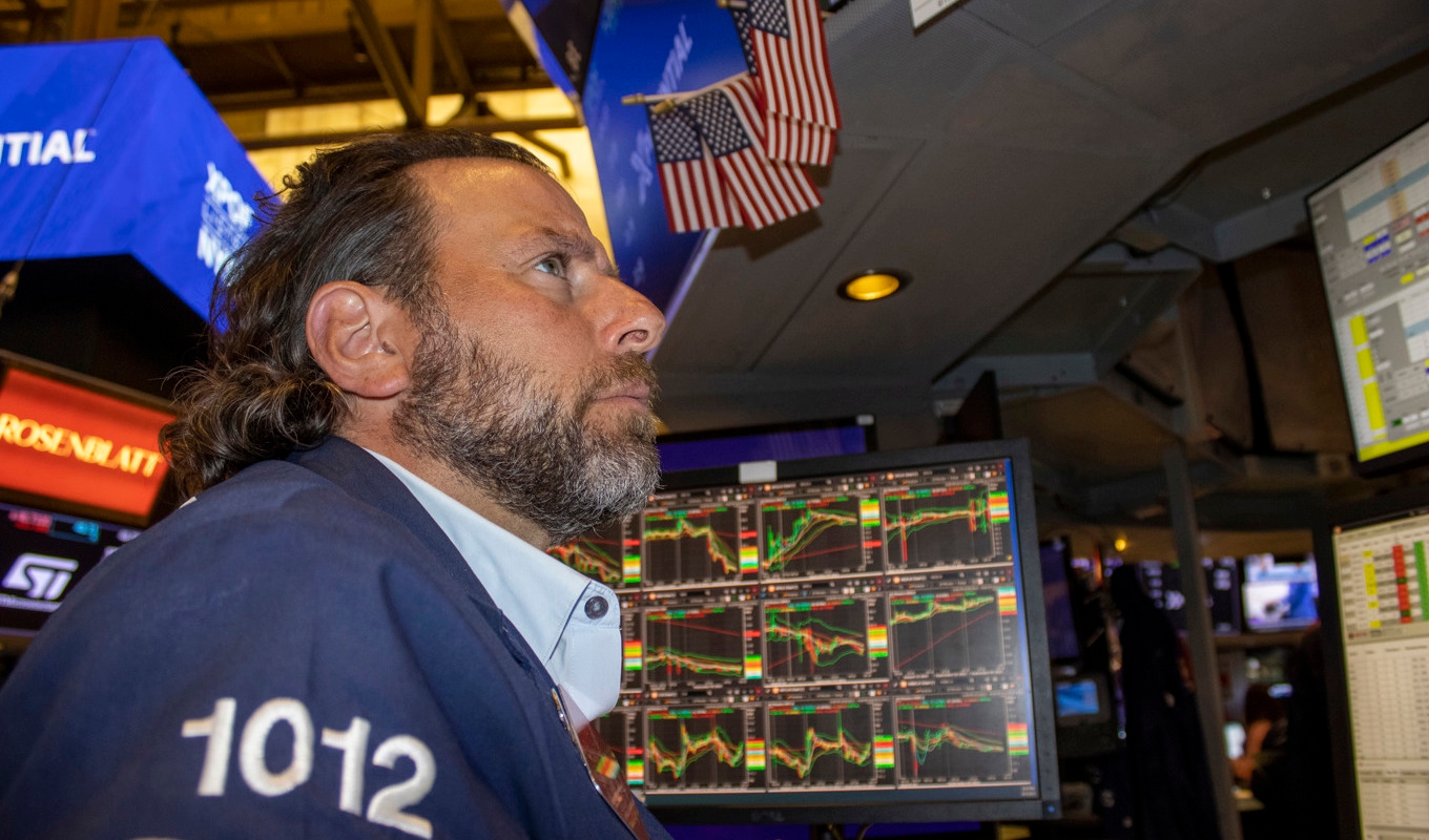 USA-börsen backade under onsdagens handel. Arkivbild. Foto: Ted Shaffrey/AP/TT