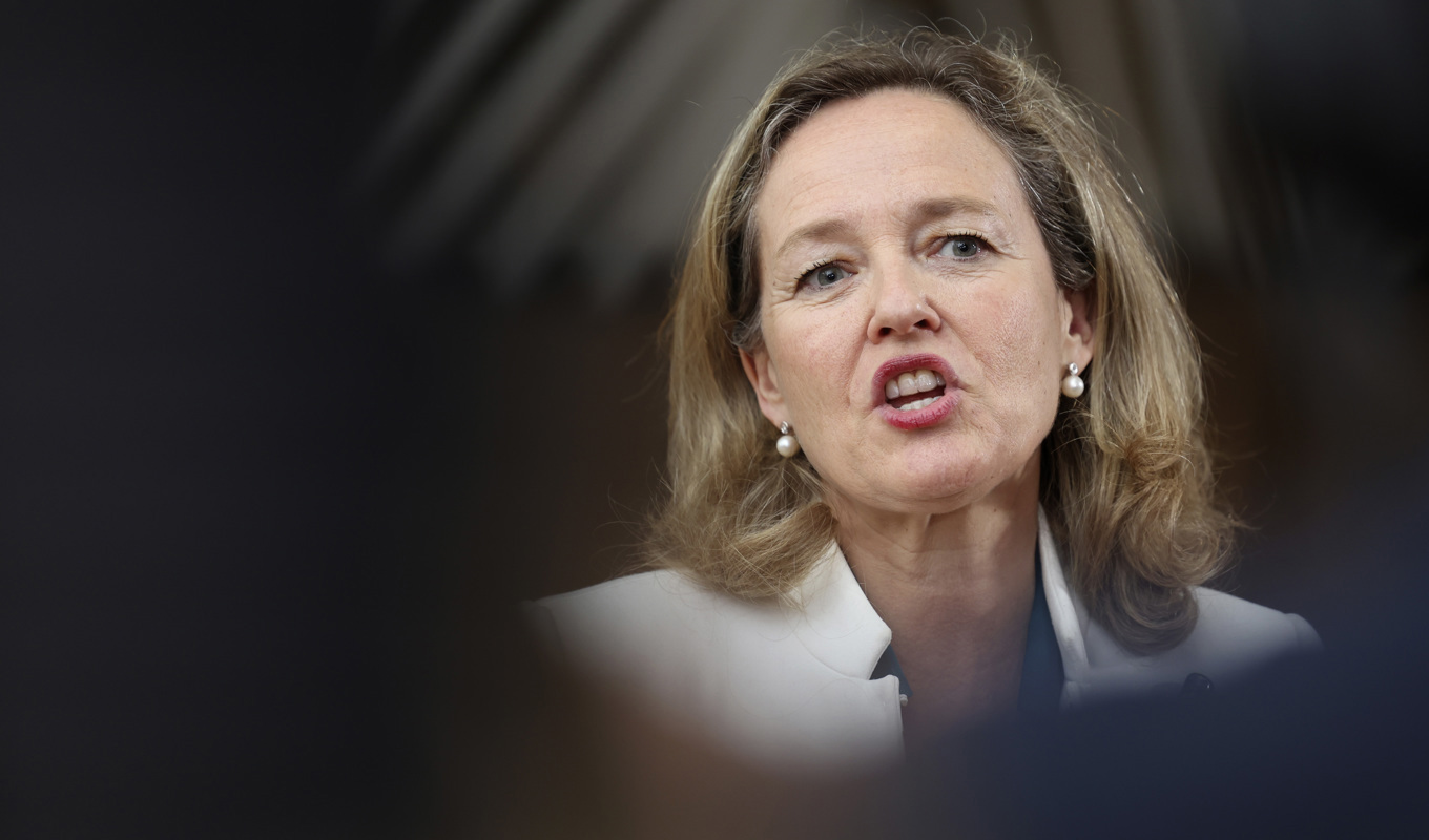 Spaniens ekonomiminister Nadia Calviño blir ny chef för EU:s investeringsbank EIB. Arkivfoto. Foto: Geert Vanden Wijngaert/AP/TT