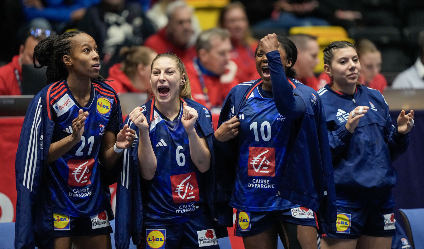 Förra VM-tvåan Frankrike är klar för semifinal i VM. Foto: Beate Oma Dahle/NTB/TT