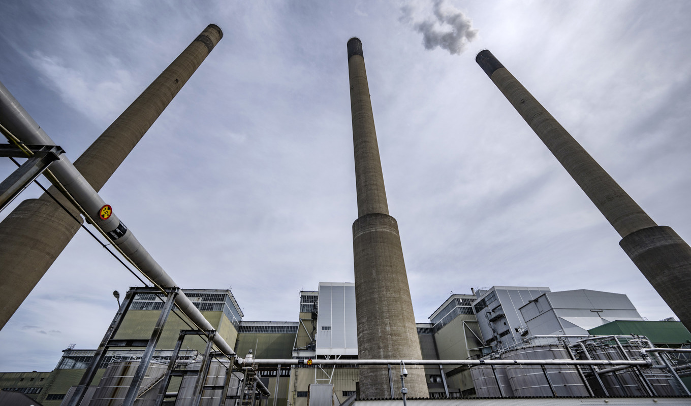 Det oljeeldade Karlshamnsverket har en total kapacitet på 660 MW, ungefär som en halv kärnkraftsreaktor. Arkivbild. Foto: Johan Nilsson/TT