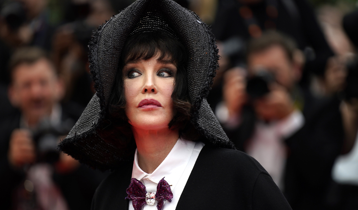 Isabelle Adjani på förra årets Cannesfestival. Arkivbild. Foto: Daniel Cole/AP/TT