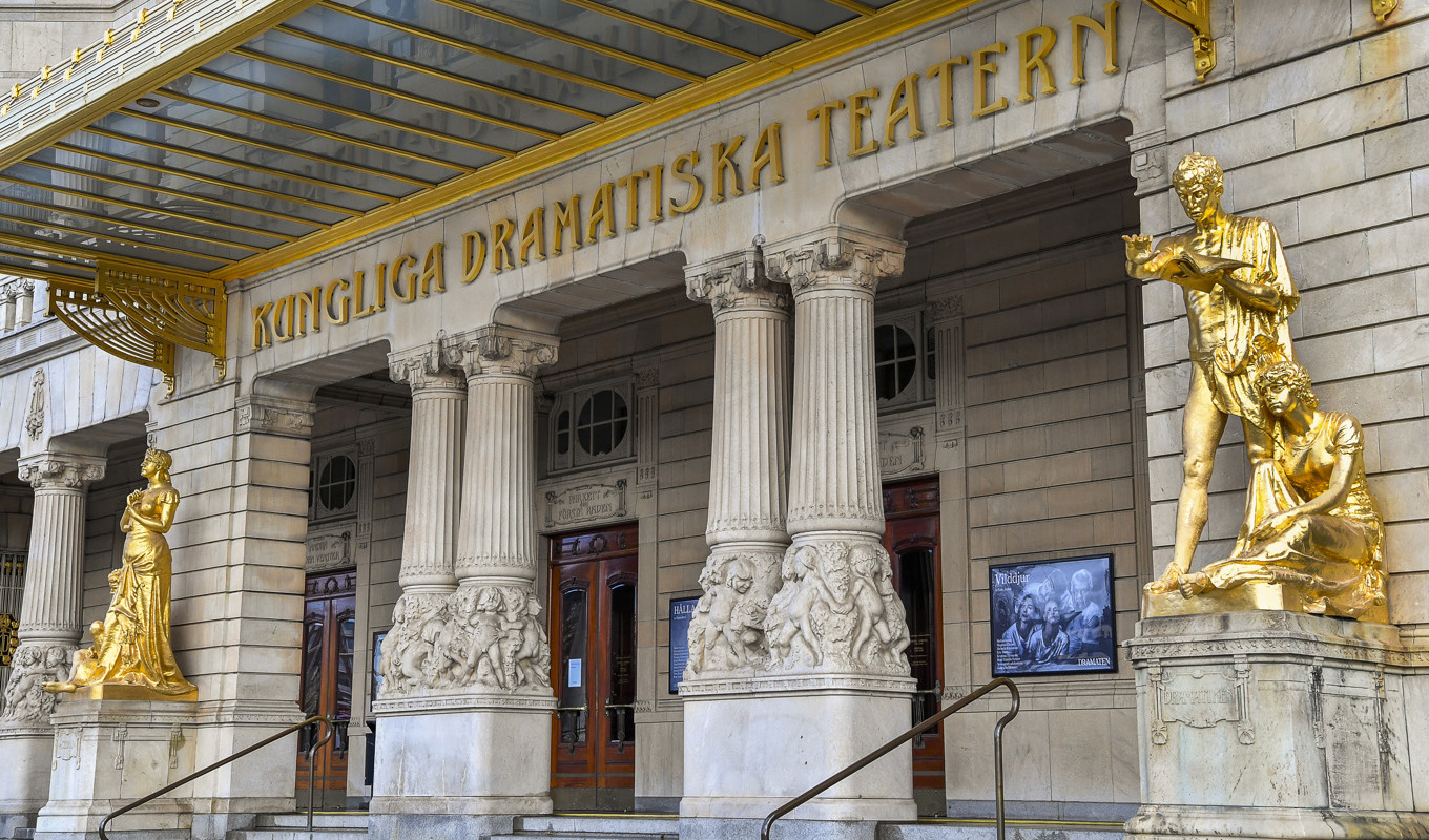 Regeringen minskar anslaget till Dramaten i Stockholm i nästa års kulturbudget. Arkivbild. Foto: Jonas Ekströmer/TT