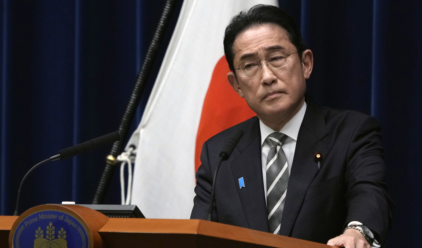 Japan Japans premiärminister Fumio Kishida väntas tillkännage ministrarnas ersättare på eftermiddagen. Arkivbild. Foto: Franck Robichon/AP/TT