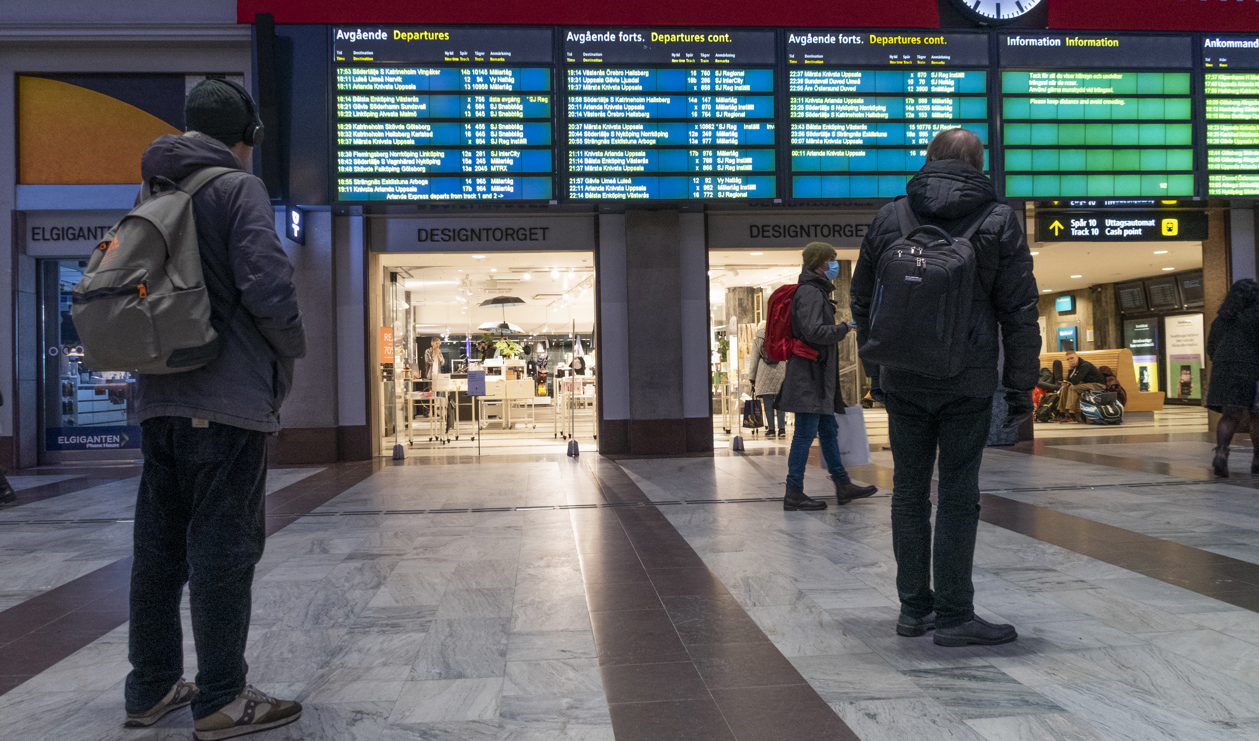 Det är stopp i tågtrafiken efter en olycka vid Herrljunga. Arkivbild. Foto: Johan Jeppsson / TT