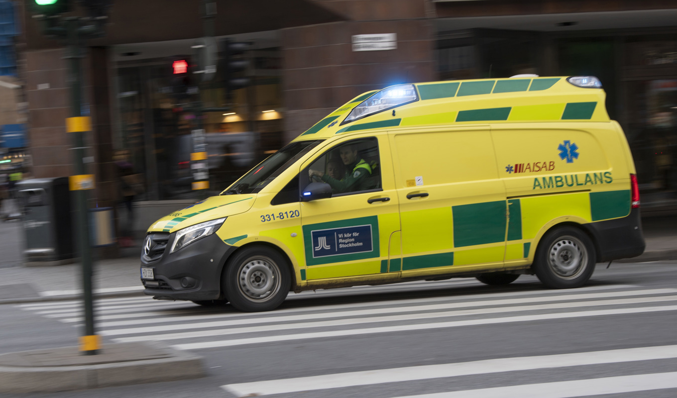 Förarbytet fördröjde patientens transport cirka tio till tolv minuter och medförde risk för allvarlig vårdskada. Arkivbild. Foto: Fredrik Sandberg/TT