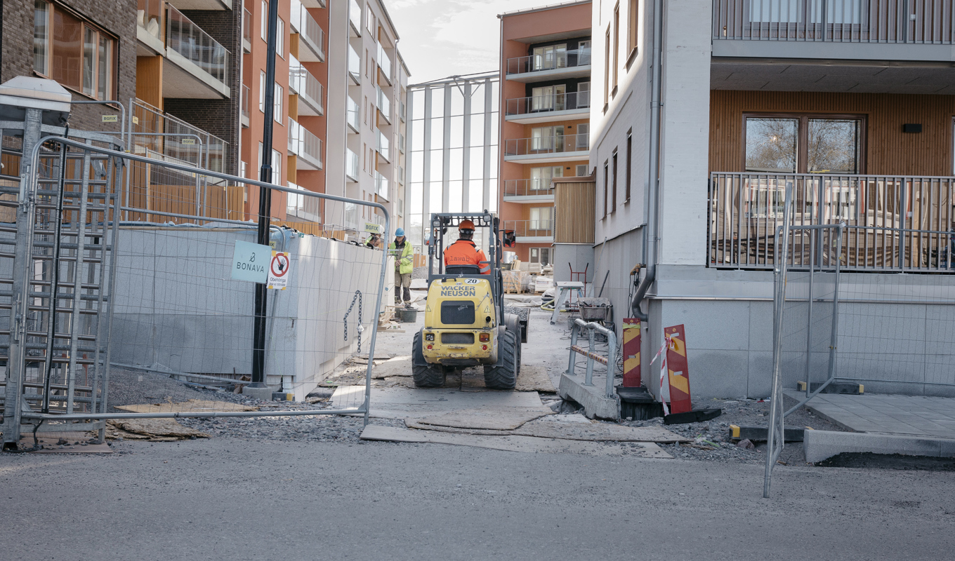 Bonava gick 1,2 miljarder i förlust under det tredje kvartalet. Arkivbild. Foto: Lisa Arfwidson/SvD/TT