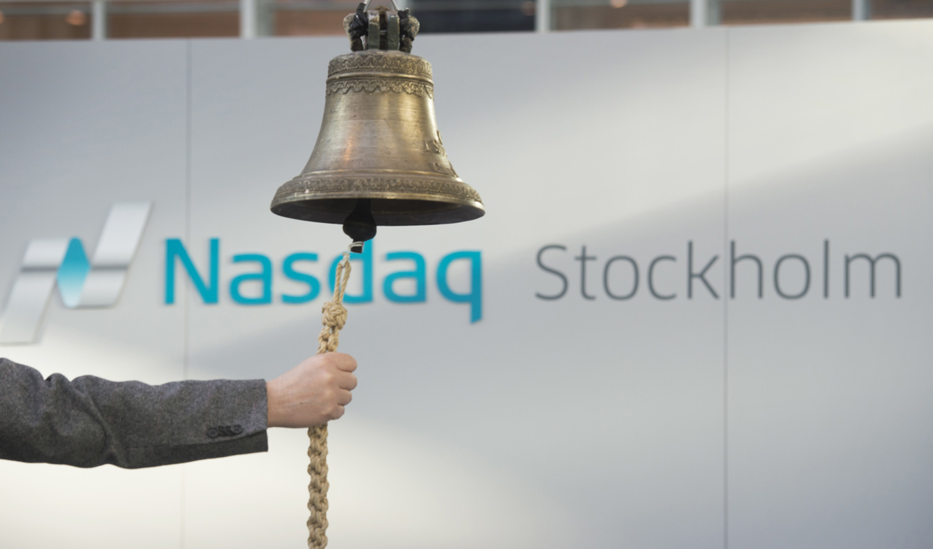 Stockholmsbörsen ringer in dagen med svagt stigande kurser. Arkivbild. Foto: FREDRIK SANDBERG/TT