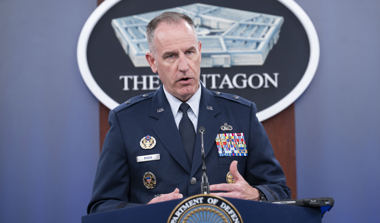 Pentagons pressekreterare, generalmajor Pat Ryder. Arkivbild. Foto: Kevin Wolf/AP/TT