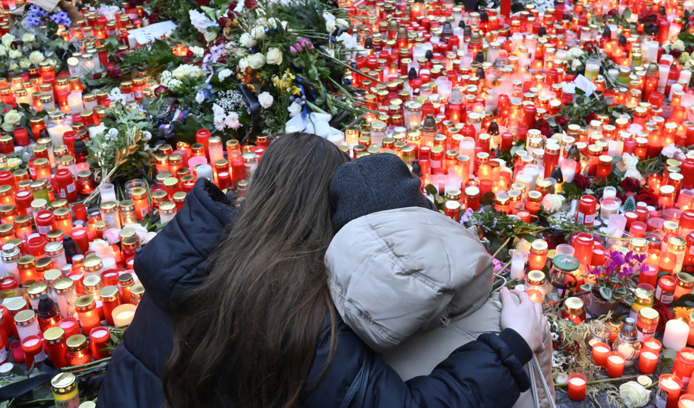 Nationell sorgedag har utlyst på lördagen i Tjeckien. Arkivbild. Foto: Denes Erdos/AP/TT
