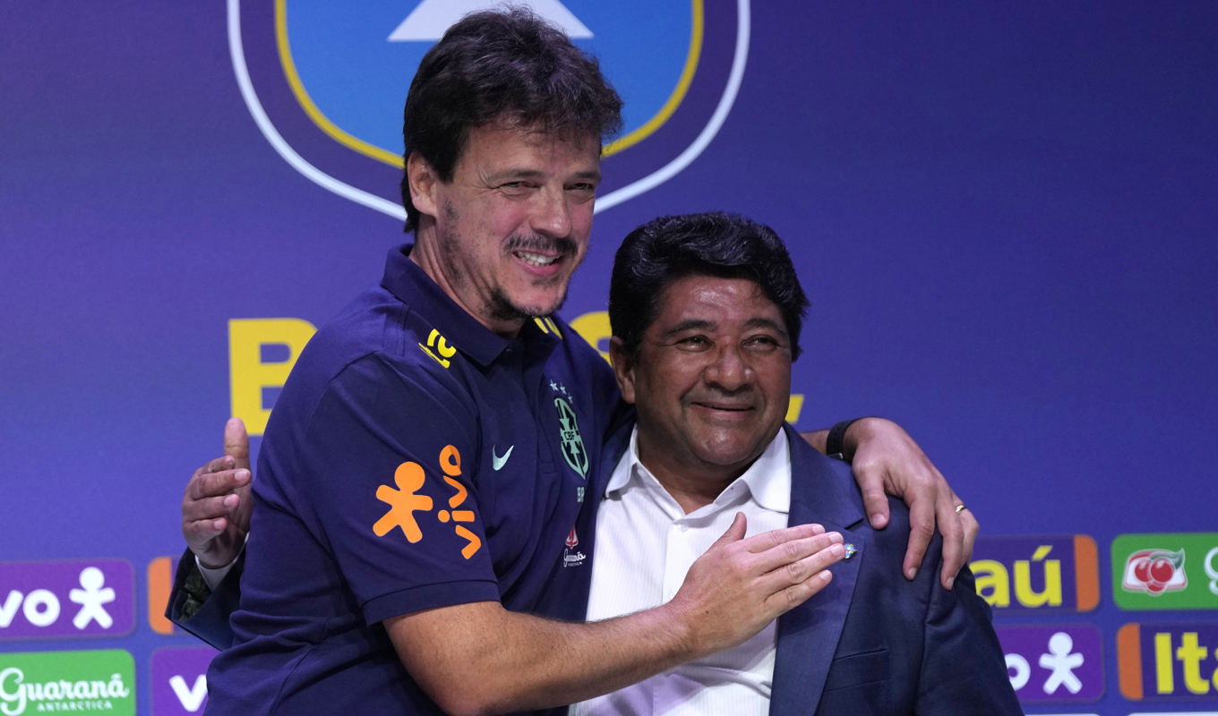 Brasiliens förre ordförande Ednaldo Rodrigues (till höger) avsattes av en domstol tidigare i december. Arkivbild. Foto: Silvia Izquierdo/AP/TT