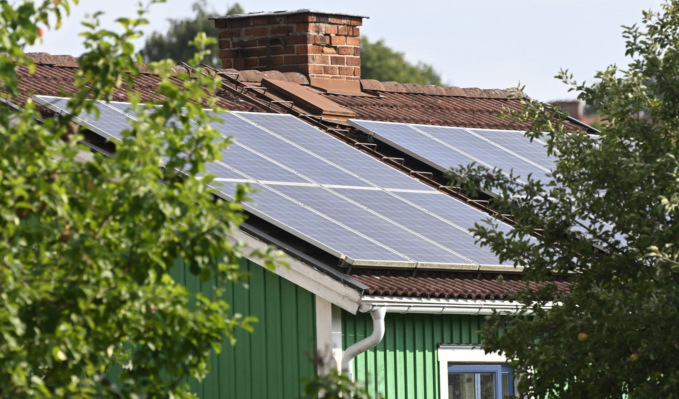 Avdraget för grön teknik är populärt. Arkivbild. Foto: Fredrik Sandberg/TT