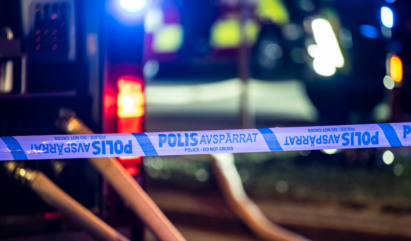 Det brinner i en livsmedelsbutik i Västerås. Arkivbild. Foto: Johan Nilsson/TT