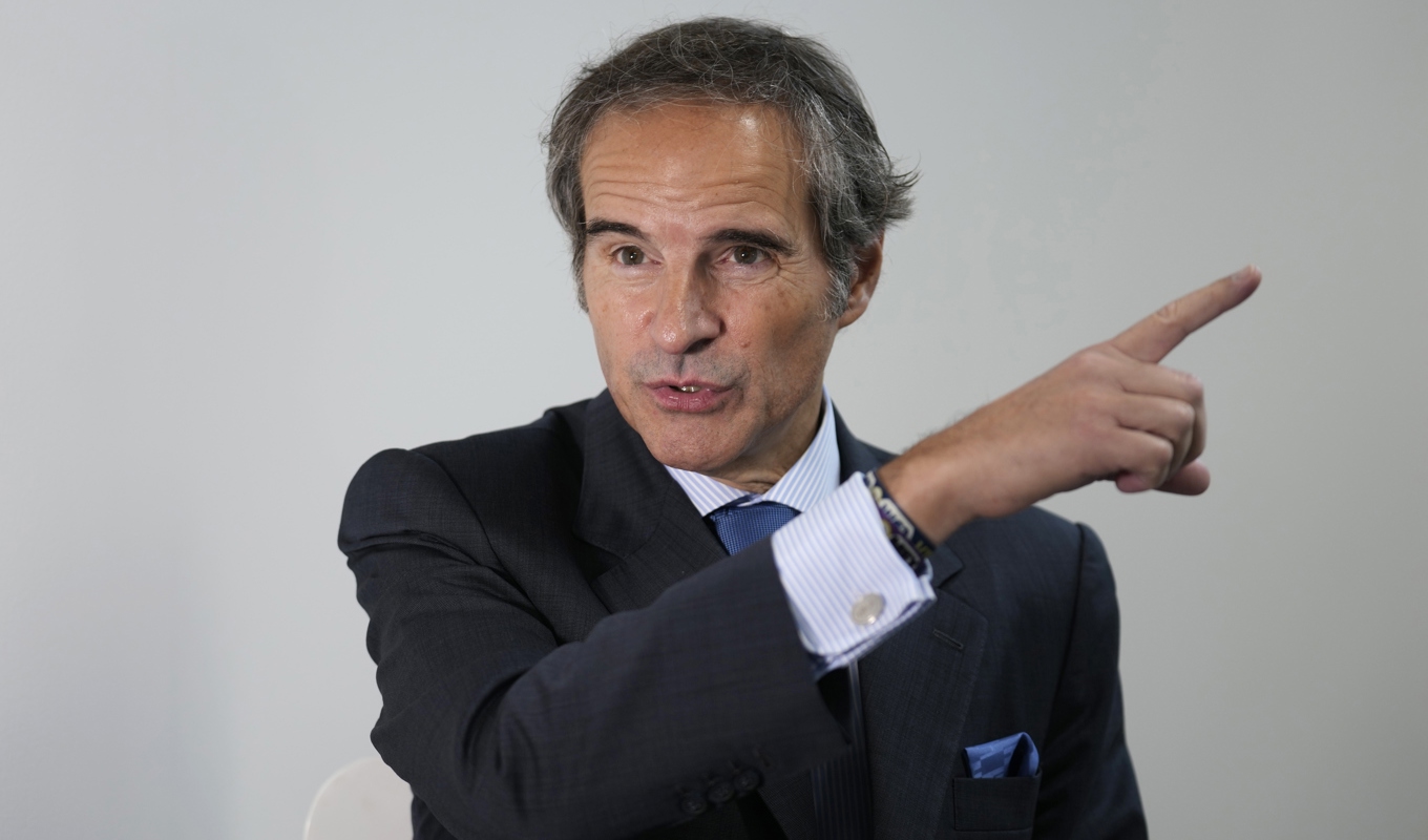 IAEA-chefen Rafael Mariano Grossi. Arkivbild Foto: Rafiq Maqbool/AP/TT