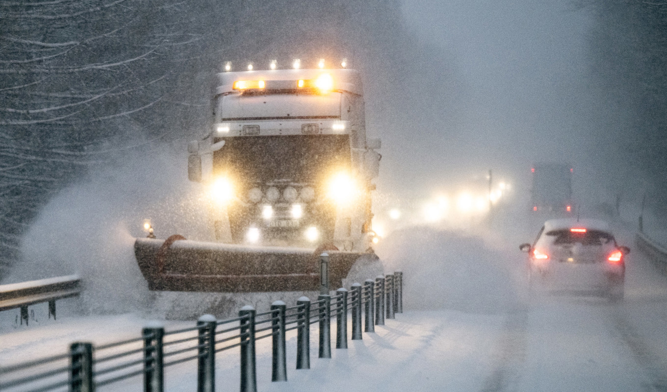 Besvärligt vinterväder väntas under torsdagen. Arkivbild. Foto: Johan Nilsson/TT