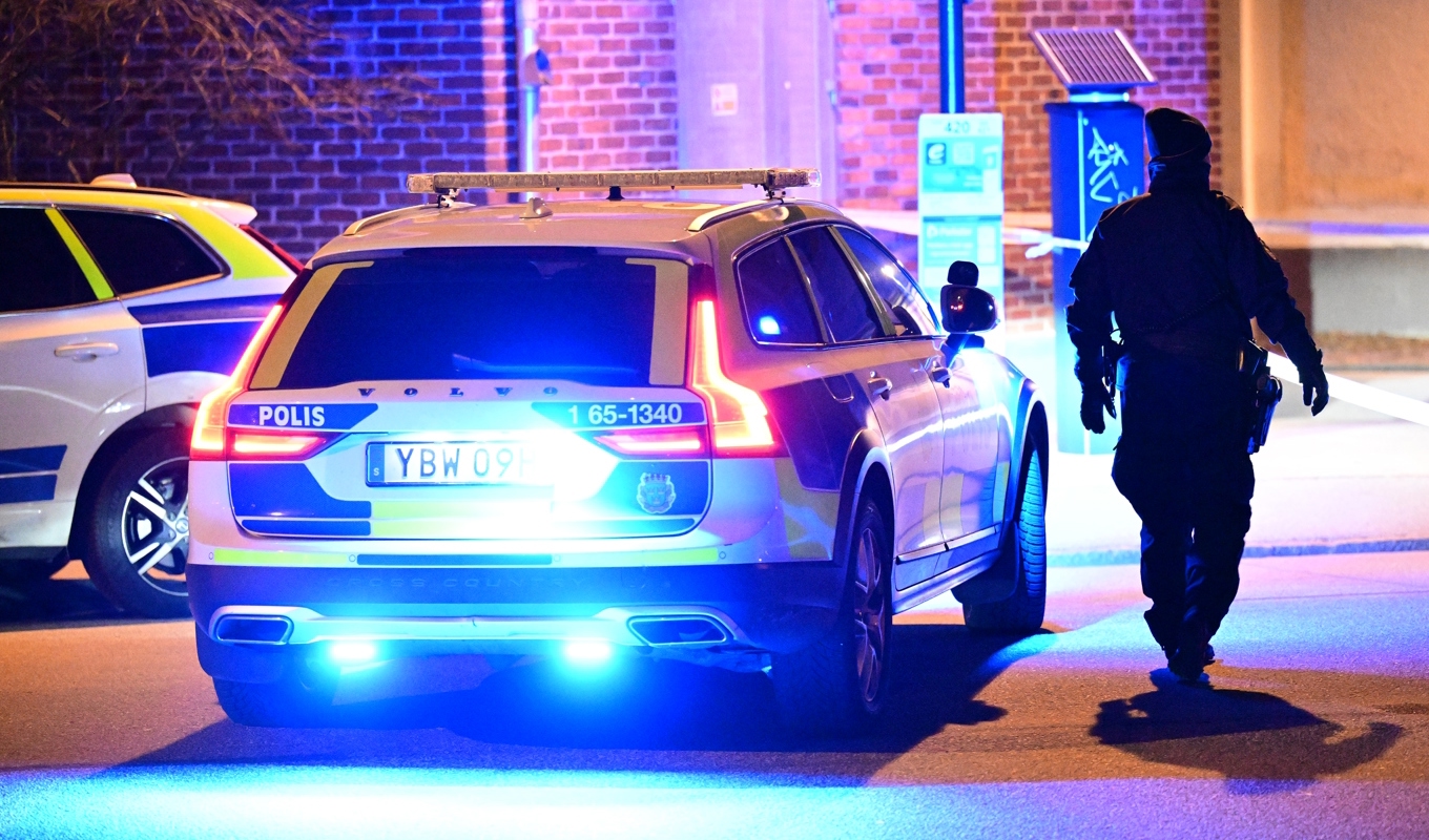 Polisen har hittat en man med sårskador i ben och ansiktet. Arkivbild. Foto: Johan Nilsson/TT
