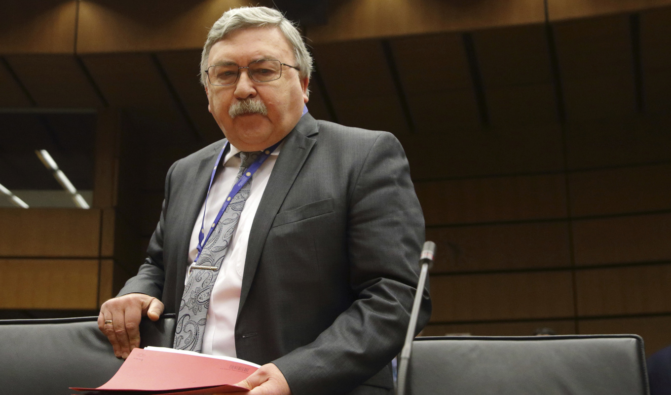 Rysslands toppdiplomat vid FN-organisationerna i Wien, Michail Uljanov. Arkivbild. Foto: Heinz-Peter Bader/AP/TT