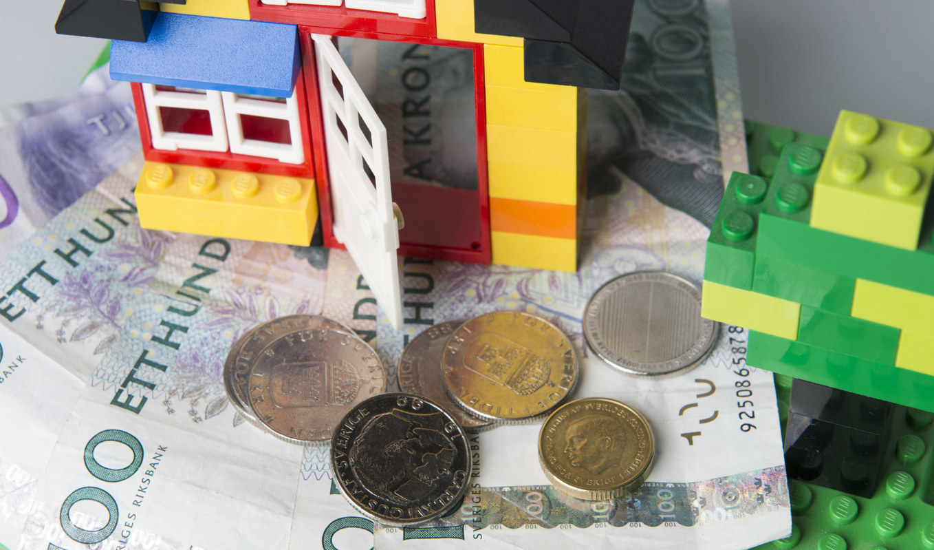 Bostadslånen utgjorde 83 procent av den totala utlåningen till hushållen i november, enligt SCB. Arkivbild. Foto: Erik Nylander/TT