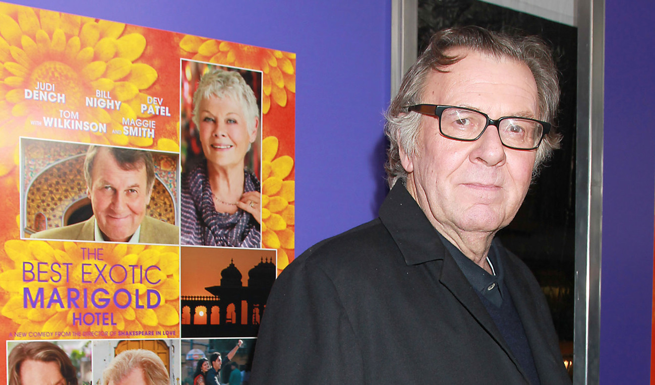 Skådespelaren Tom Wilkinson vid premiären av "Hotell Marigold" 2012. Arkivbild. Foto: Dave Allocca/Starpix/AP