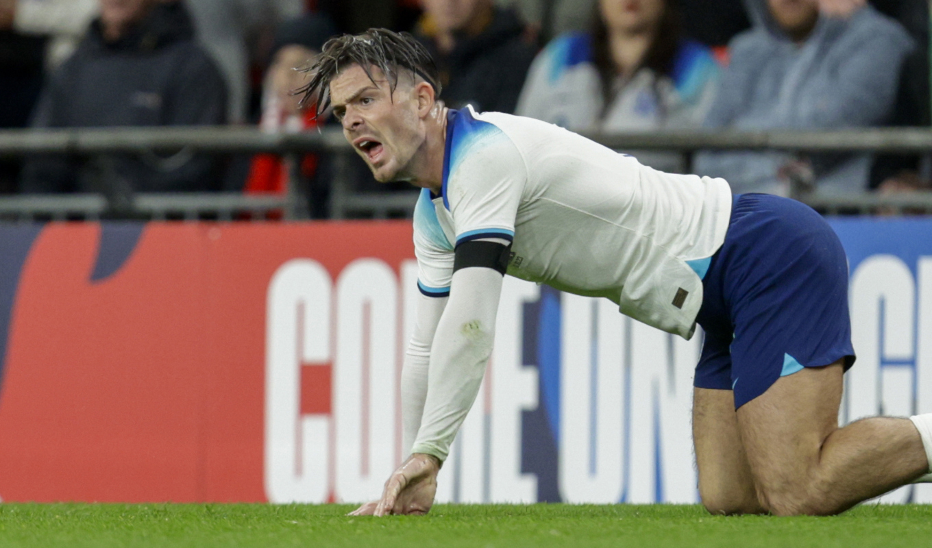 Englands storstjärna Jack Grealish. Arkivbild. Foto: David Cliff/AP/TT