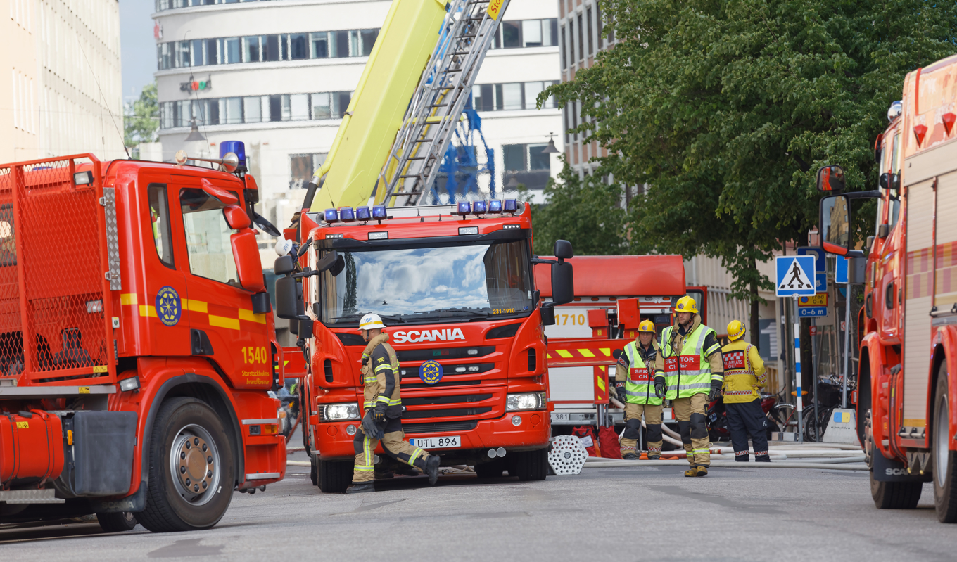 Brandmännen är en av de yrkesgrupper som har protesterat mot de nya reglerna om dygnsvila. Foto: Hans Christiansson