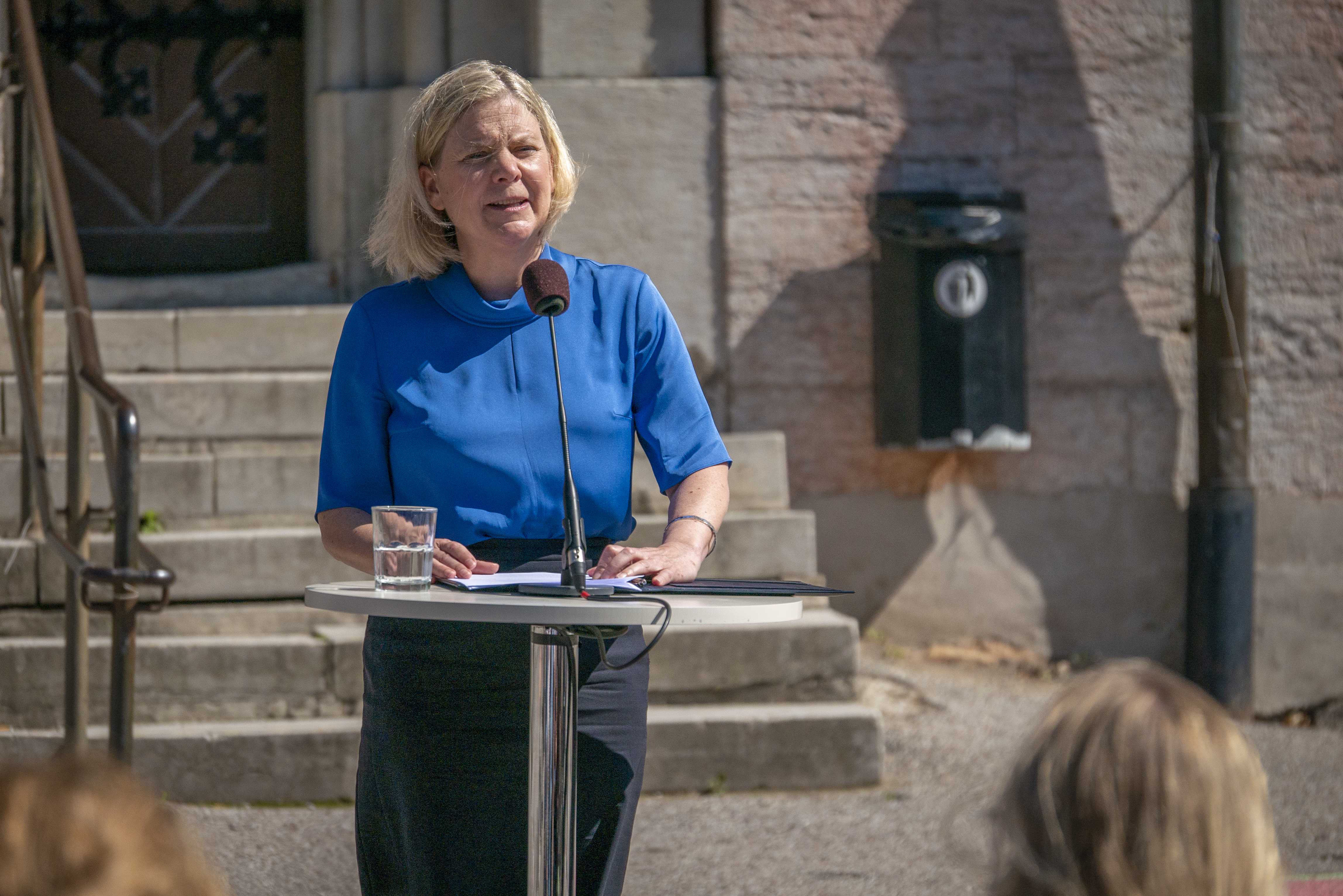 Socialdemokraternas partiledare Magdalena Andersson.