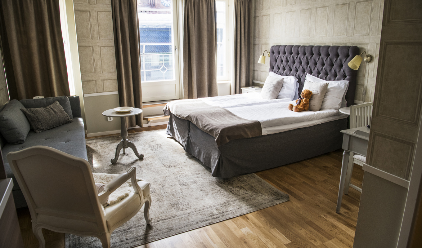 Nu kan priser på tjänster, som hotellövernattningar, öka mindre i pris än vad de gjort tidigare. Arkivbild. Foto: Lars Pehrson/SvD/TT