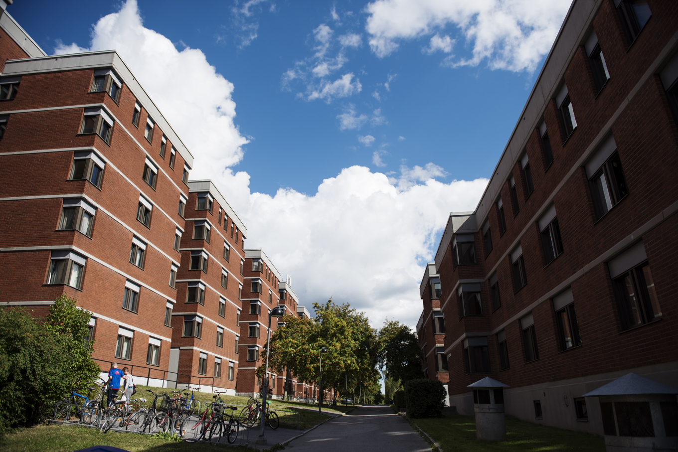 Studentbostäder i huvudstaden är dyrast i landet. Arkivbild från Campus Lappis på Lappkärsberget i Stockholm. Foto: Izabelle Nordfjell/TT