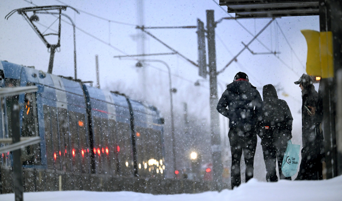 Det råder förseningar i tågtrafiken mellan Stockholm och Göteborg. Arkivbild Foto: Janerik Henriksson/TT