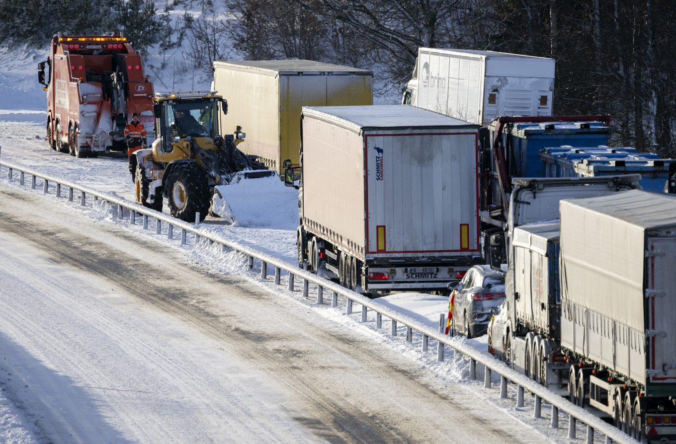 Vägen har åter stängts av efter en trafikolycka i höjd med Hörby. Arkivbild. Foto: Johan Nilsson/TT