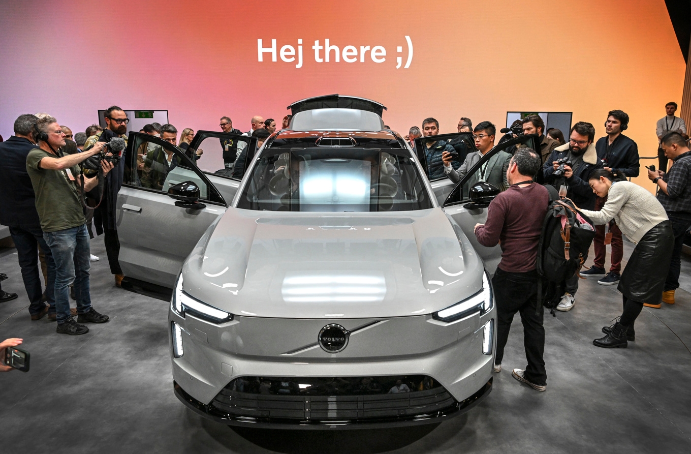 Det går trögt för Volvo Cars på Stockholmsbörsen. Arkivbild. Foto: Anders Wiklund/TT