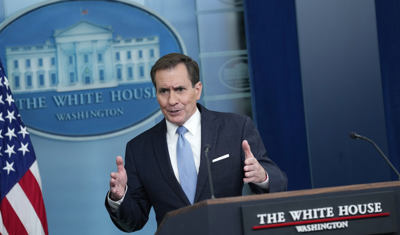 USA:s nationella säkerhetsråds talesperson John Kirby. Foto: Susan Walsh/AP