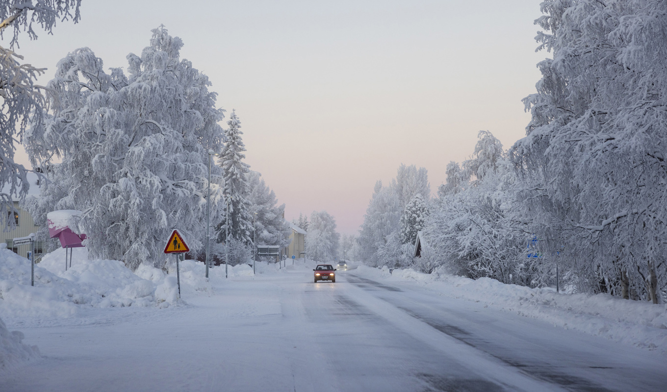Århundradets kallaste dag var i Vittangi i början av januari. Arkivbild. Foto: Emma-Sofia Olsson/TT