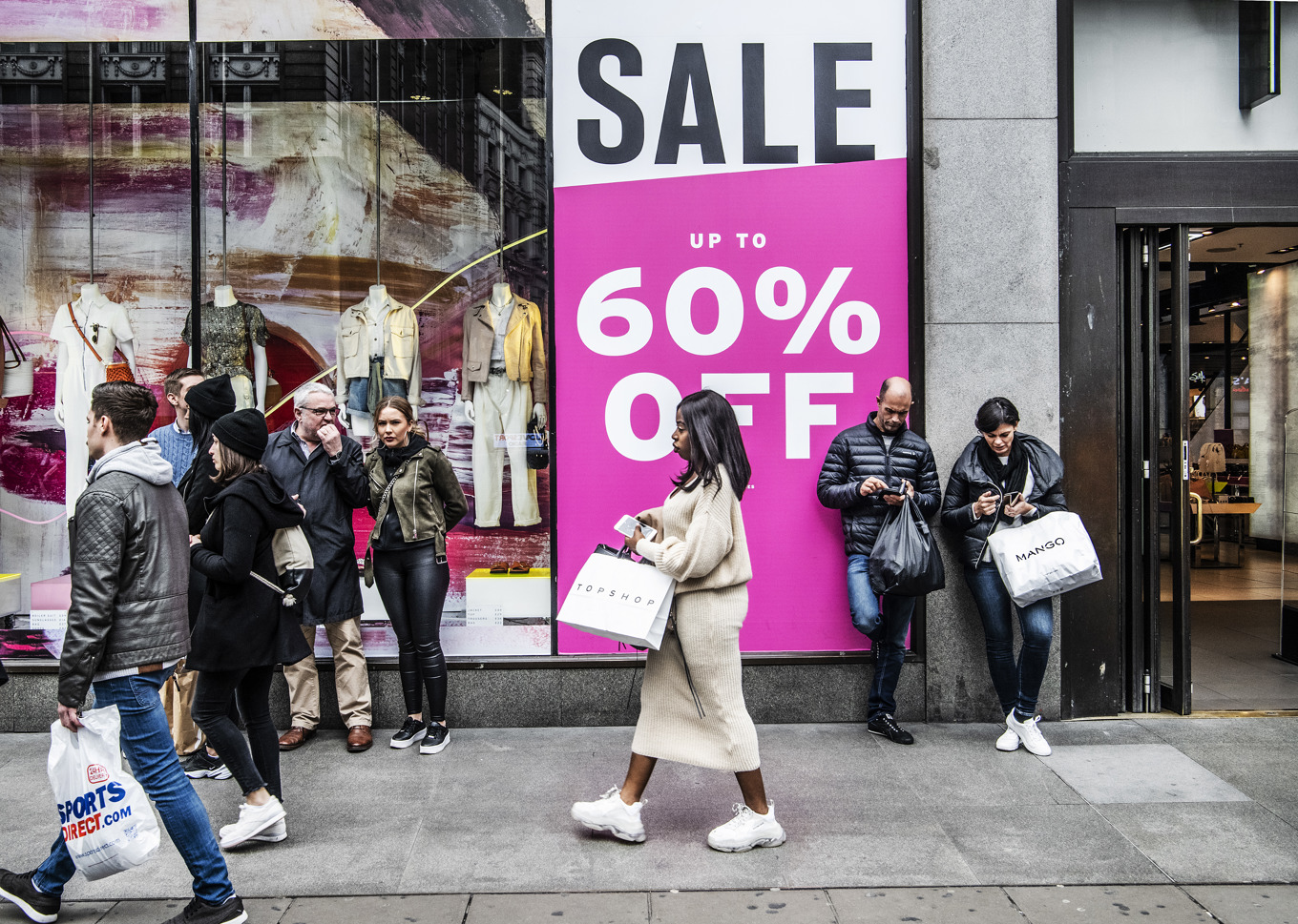 Londons mest kända shoppinggata Oxford Street. Arkivbild. Foto: Tomas Oneborg/SvD/TT