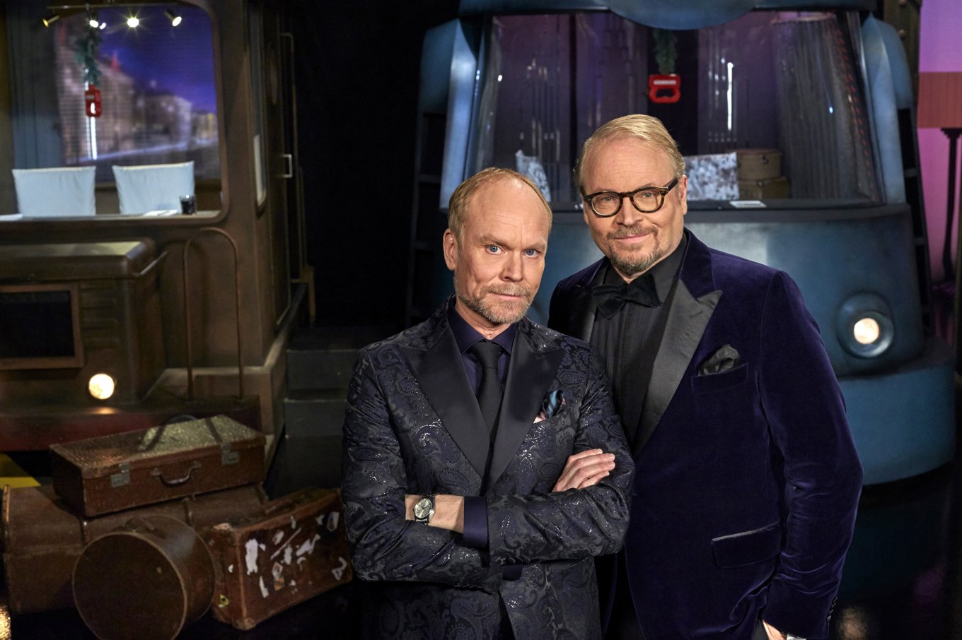 På spåret med Kristian Luuk och Fredrik Lindström ligger ohotat i topp vecka 3. Arkivbild. Foto: Bo Håkansson/SVT