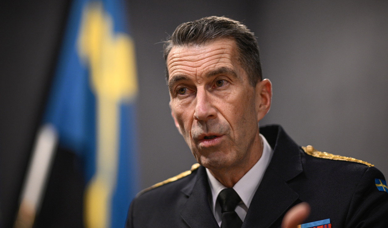 Överbefälhavare Micael Bydén. Arkivbild. Foto: Anders Wiklund/TT