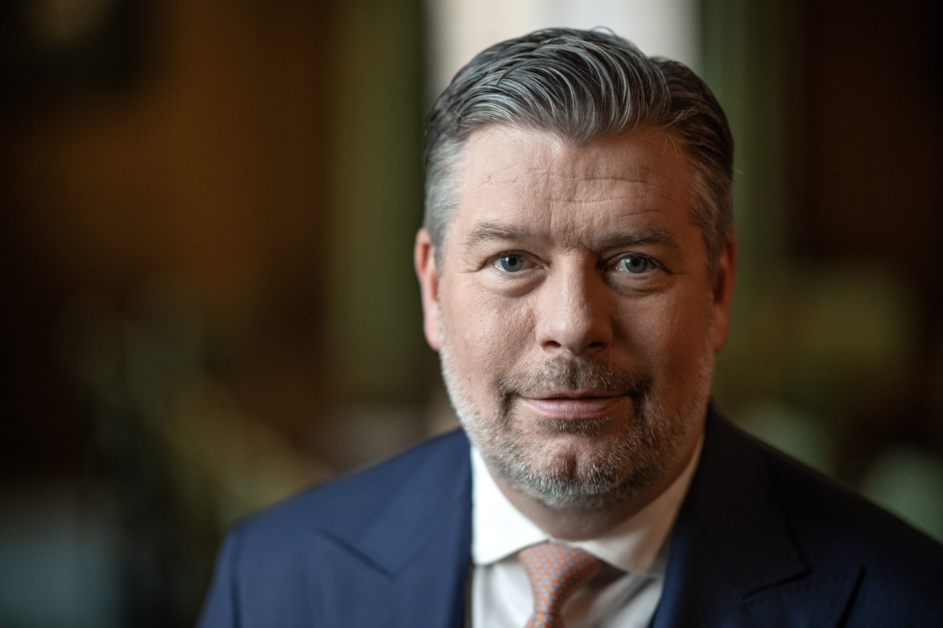 Storbanken SEB, med vd Johan Torgeby, redovisar bokslut för 2023. Foto: Anders Wiklund/TT