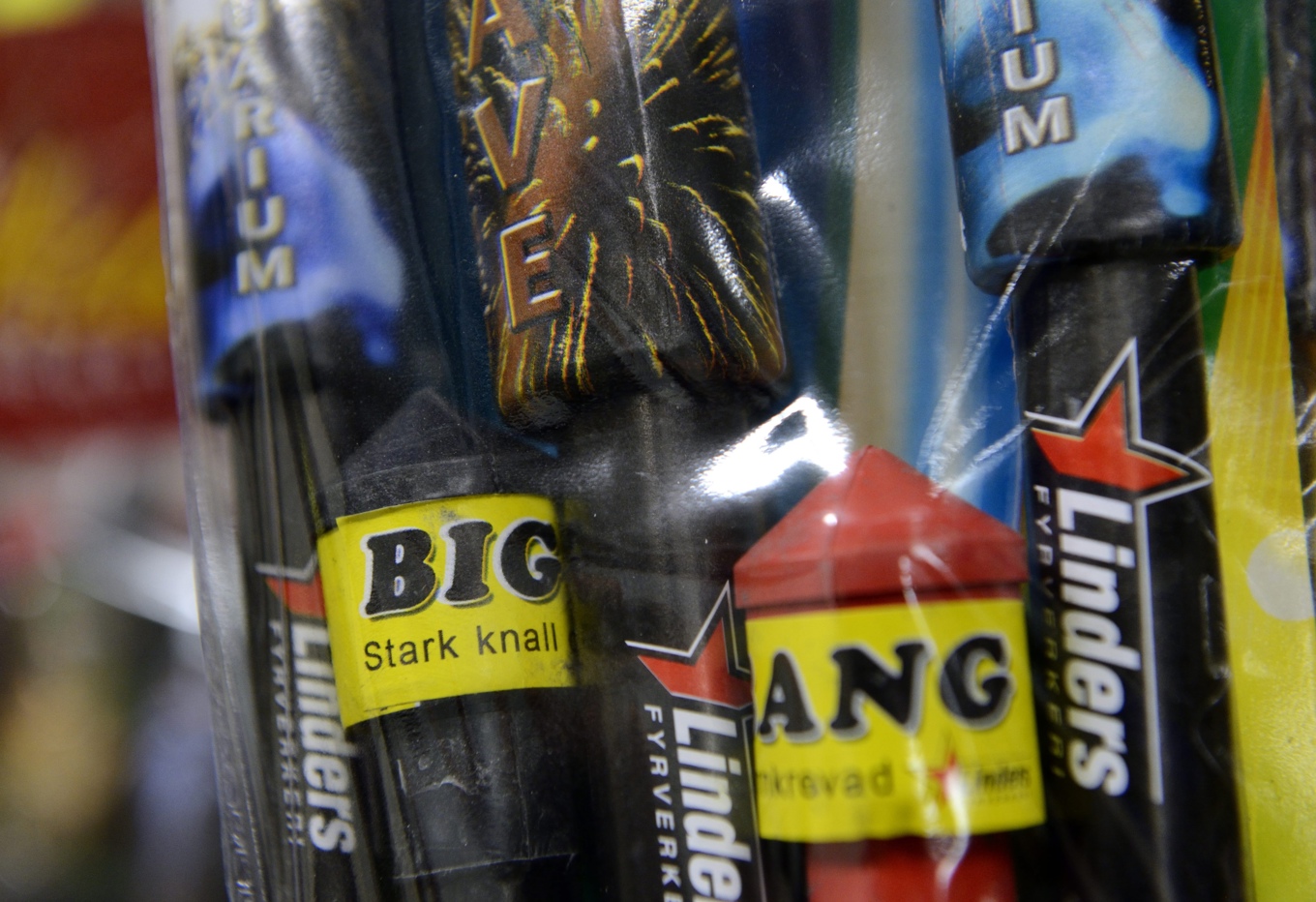 Fyrverkeripjäser hos en grossist. Arkivbild. Foto: Henrik Montgomery/TT