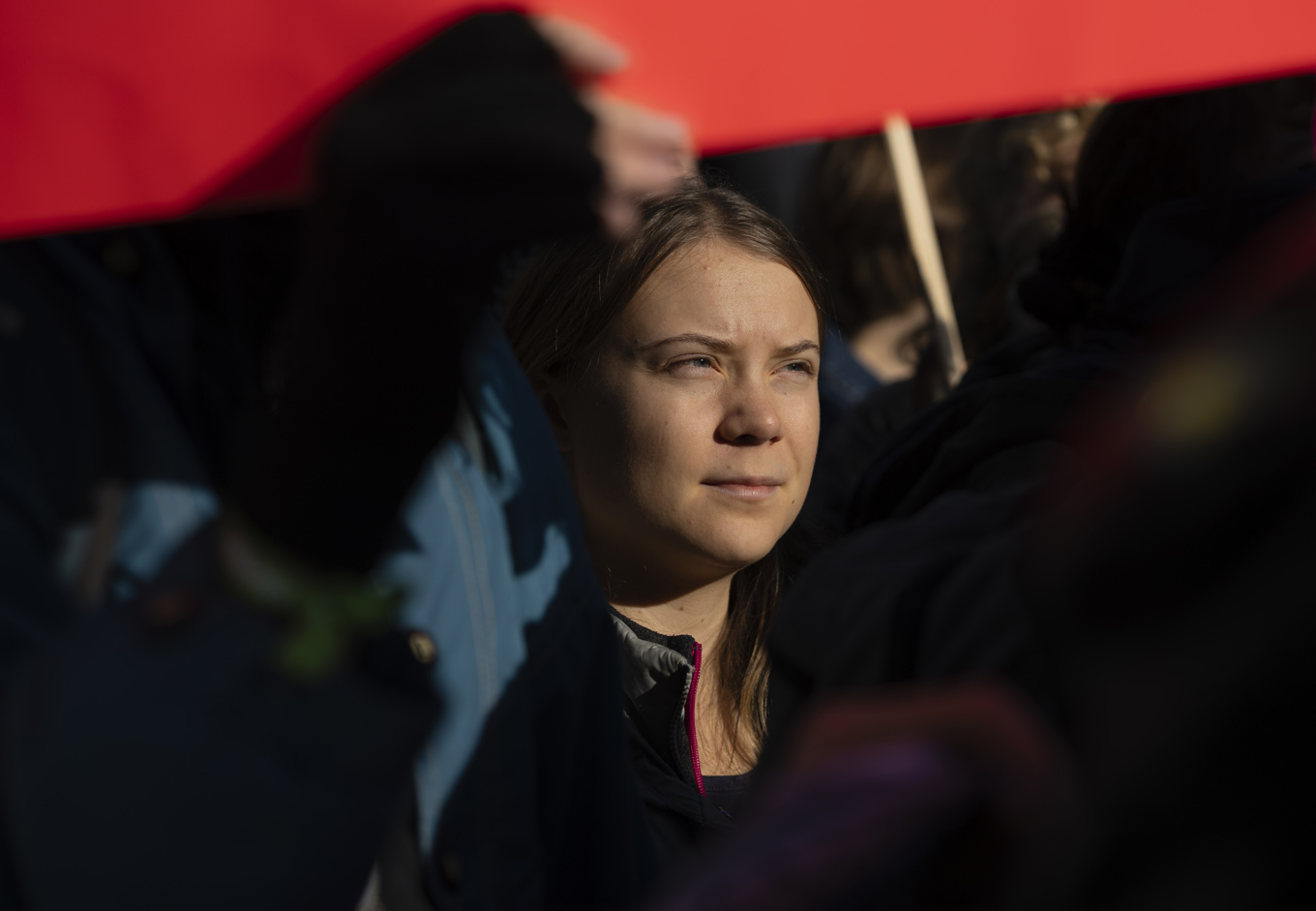 Klimataktivisten Greta Thunberg ställs inför en domstol i London på onsdagen. Foto: Peter Dejong/AP/TT