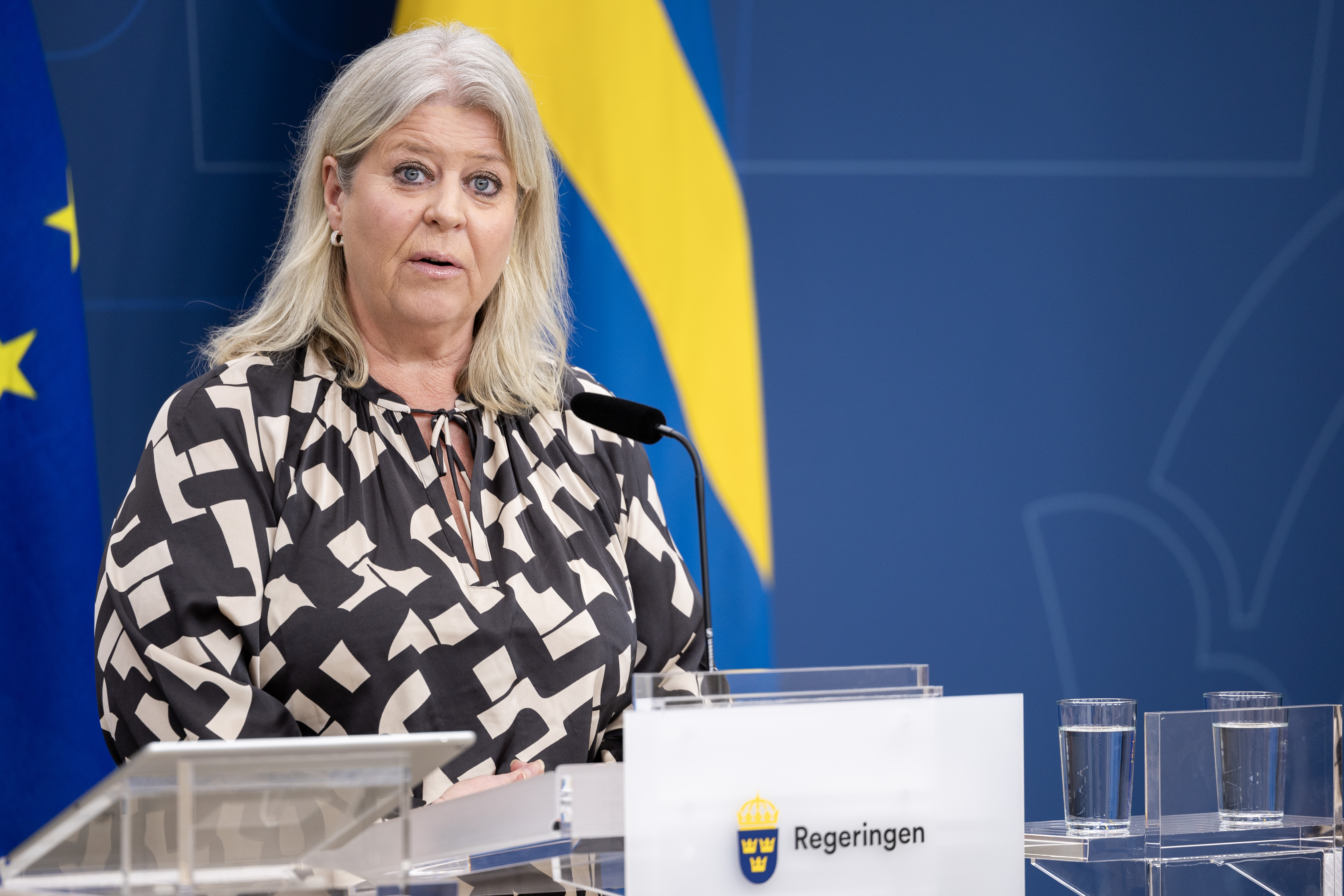 Socialtjänstminister Camilla Waltersson Grönvall. Foto: Ninni Andersson/Regeringskansliet