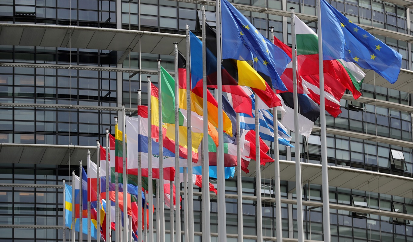 Krönikören frågar sig om EU med sitt demokratiunderskott, sin byråkratiska toppstyrning och sin ständiga utvidgning kommer att kunna överleva. Foto: Christopher Furlong/Getty Images