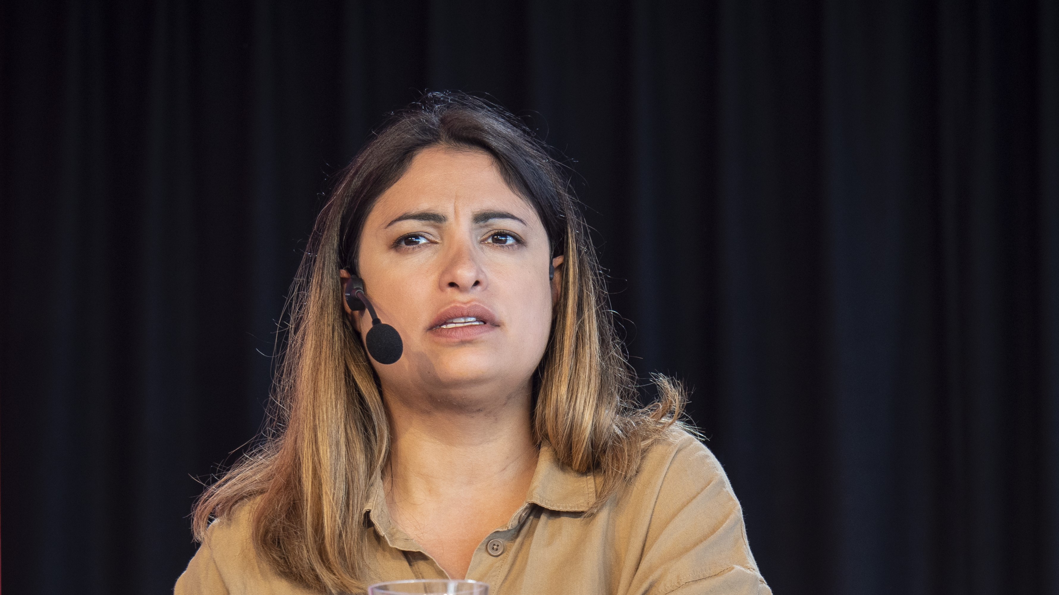 Vänsterpartiets ledare Nooshi Dadgostar. Foto: Bilbo Lantto