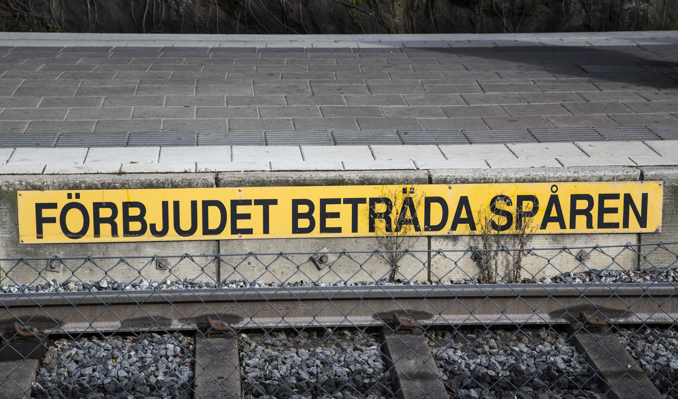 Tunnelbanan har stängts av. Arkivbild. Foto: Martina Holmberg / TT