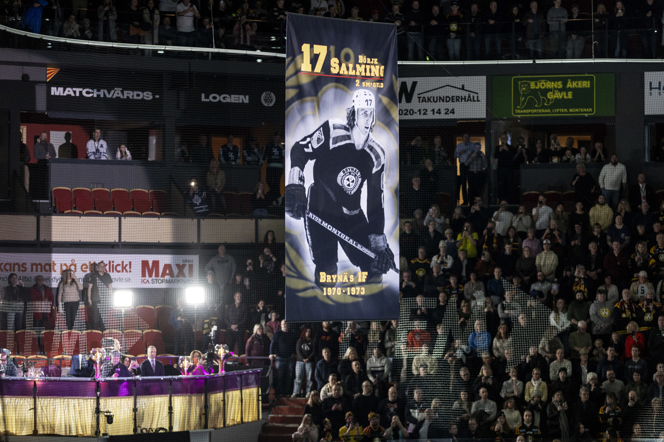 Börje Salmings vepa på välgörenhetsmatchen "Game for Börje" i fjol. Arkivbild. Foto: Christine Olsson/TT