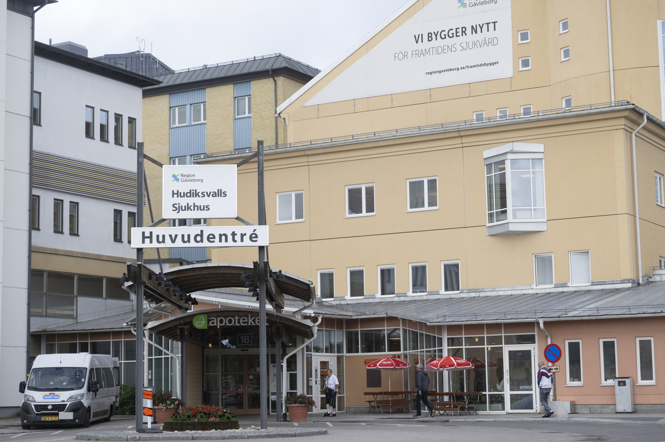 En fyraårig flicka blev så sjuk att hon avled på sjukhuset i Hudiksvall. Arkivbild. Foto: Fredrik Sandberg/TT