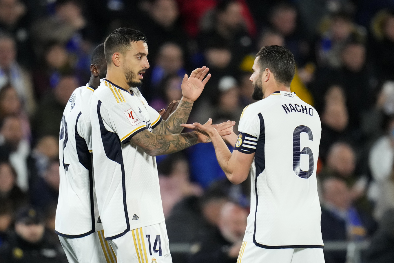 Real Madrids trupp fick en dramatisk resa till Leipzig. Arkivbild. Foto: Manu Fernandez/AP/TT