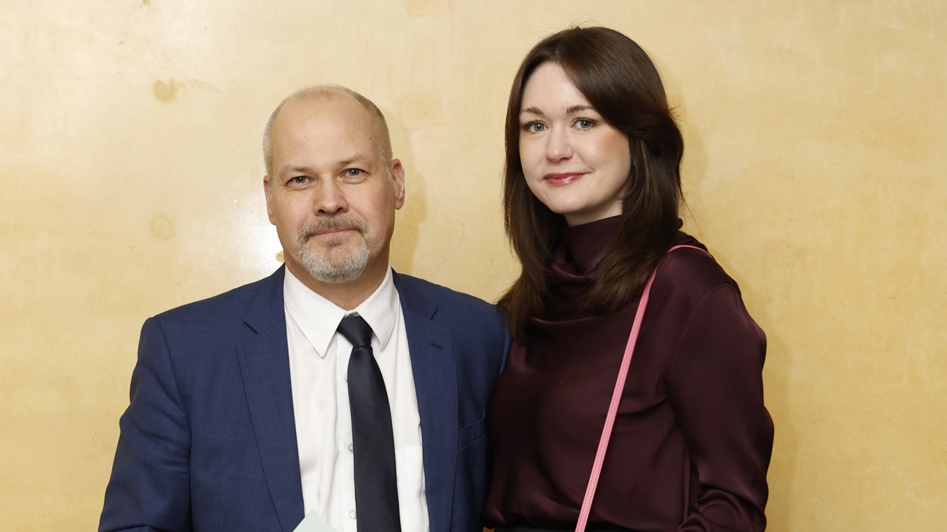 Morgan Johansson med fru Emelie Karlsson. Arkivbild. Foto: Christine Olsson/TT