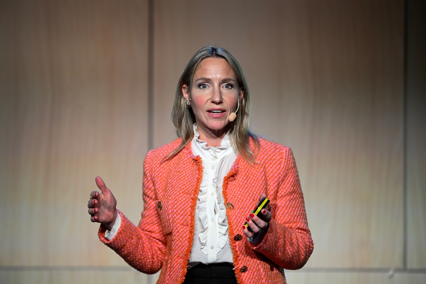 Desirée Comstedt, affärsutvecklingschef för kärnkraft på Vattenfall. Arkivbild. Foto: Anders Wiklund/TT