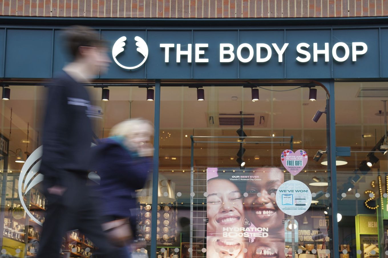 En av butikerna tillhörande kedjan The Body Shop. Arkivbild. Foto: Gareth Fuller/AP/TT