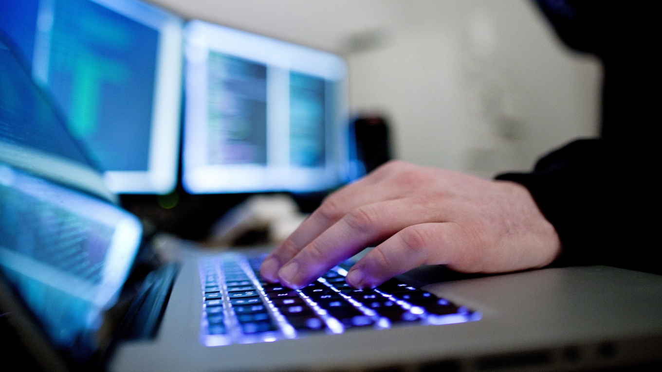 En internationell polisinsats har slagit till mot gruppen bakom Lockbit. Arkivbild. Foto: Thomas Winje Øijord/ Scanpix Norge/TT